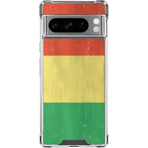 Bolivia Flag Distressed Google Pixel 8 Pro Clear Case